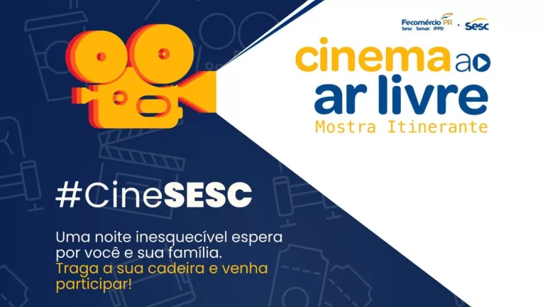 Cine Sesc leva cinema ao ar livre para Nova Santa Rosa na sexta-feira