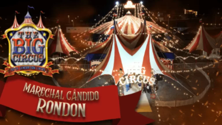 Circo com T-Rex de nove metros estreia em Marechal Rondon no dia 19