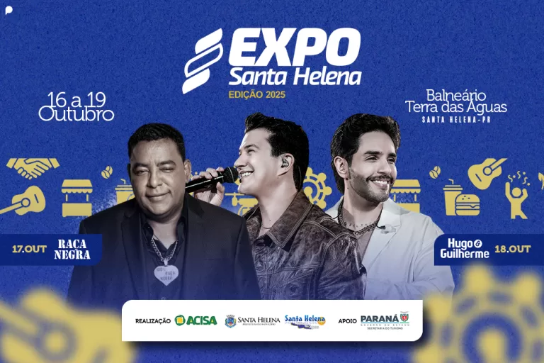 Expo Santa Helena 2025 terá shows com Raça Negra e Hugo e Guilherme