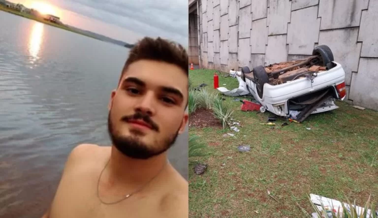Homem de 26 anos morre após carro cair de viaduto no Paraná