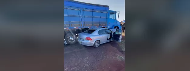 Rondonense fica ferido em acidente na BR-163 em Quatro Pontes