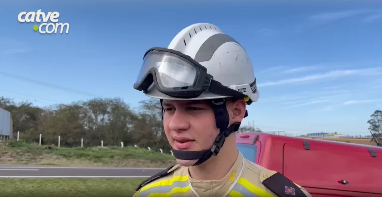 Corpo de Bombeiros detalha estado grave de vítima na BR-277