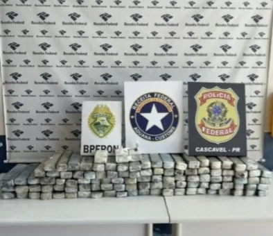 Polícia apreende 83,5 quilos de maconha e detém duas mulheres e uma menor em Toledo