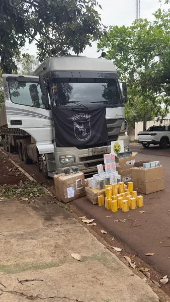 PRE prende motorista com R$ 300 mil em contrabando na BR-163 em Guaíra