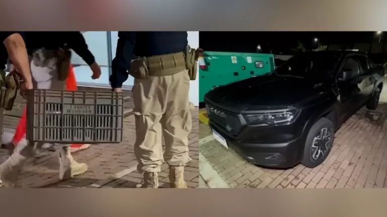 Mulher é detida em caminhonete com mais de R$ 2 milhões em cocaína