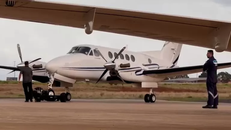 Temporal atrasa transferência aérea de vítima de incêndio em Cascavel