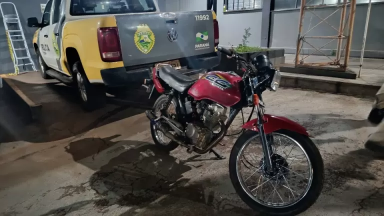 Adulteração de placa de moto leva homem à prisão