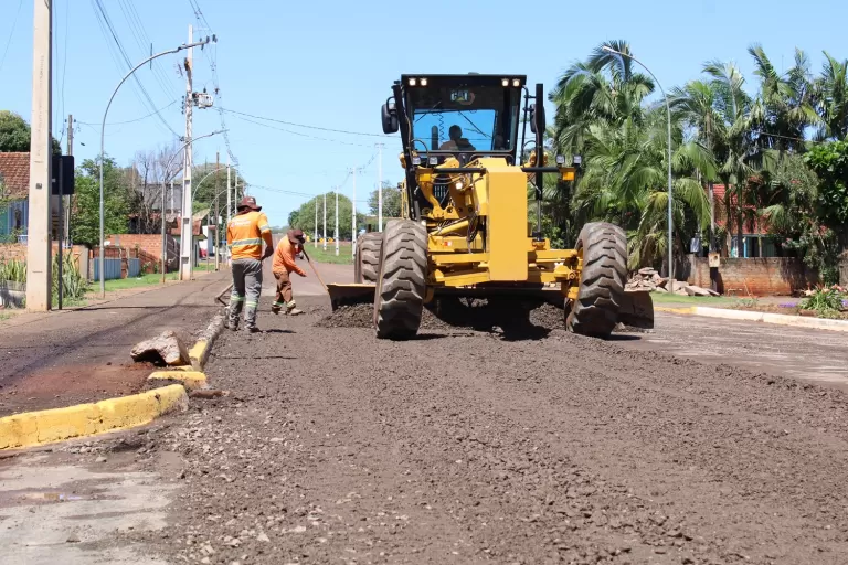 Revitalização das principais ruas de Três Irmãs avança em Mercedes
