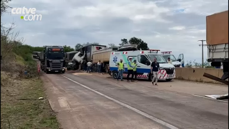 PRF avalia que motorista que morreu na BR-163 estava acima da velocidade