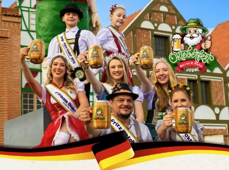 Copa Germânica, no parque de exposições, sedia Pré-Oktoberfest nesta quinta-feira