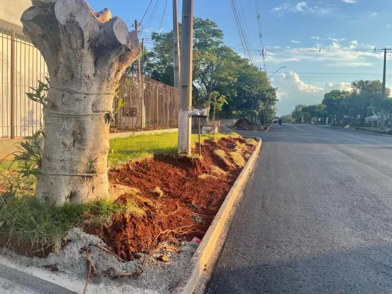 Valdir Sachser cobra prefeitura para que faça novo calçamento em ruas que estão sendo alargadas em Marechal Rondon