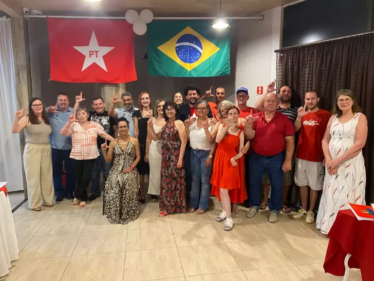 Celebração marca início da nova gestão do diretório municipal do PT