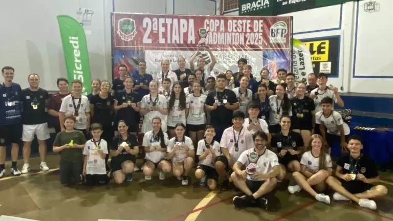 Em casa, ARBAD é campeã geral da 2ª Etapa da Copa Oeste de Badminton