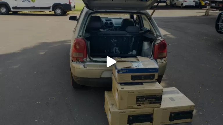 Equipamentos de som avaliados em R$ 30 mil são apreendidos em Toledo