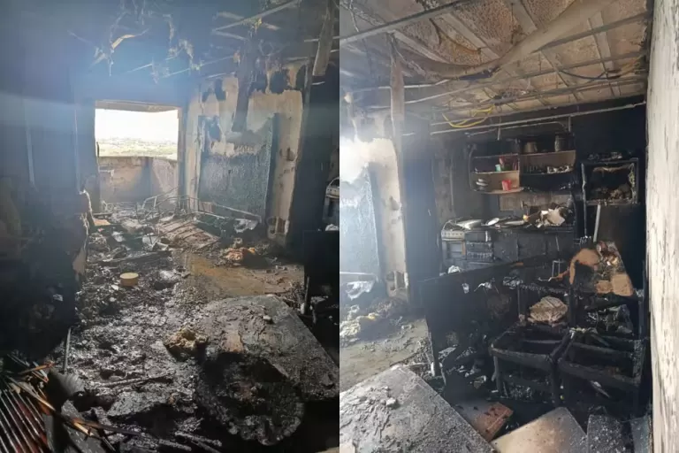 Veja imagens de como ficou apartamento atingido por incêndio em Cascavel