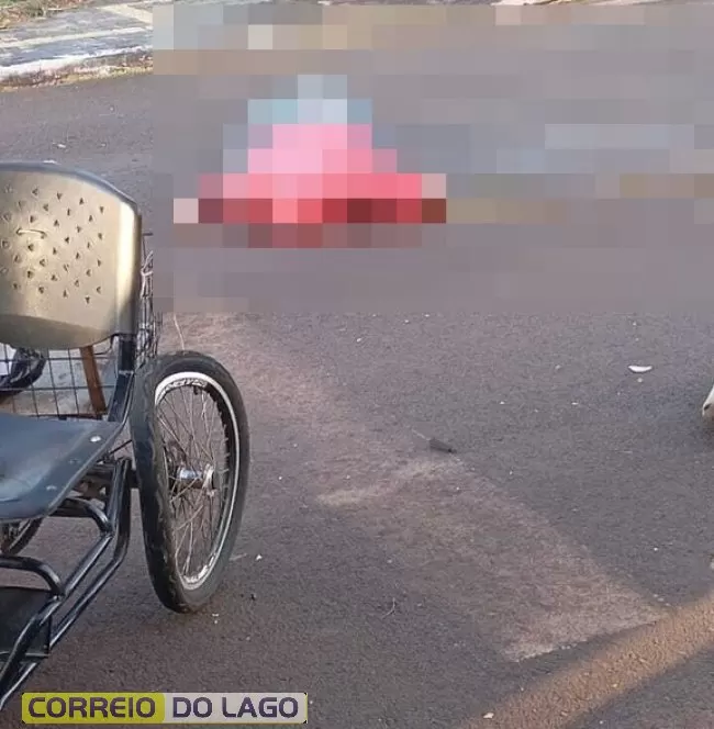 Homem morre em acidente entre carro e triciclo em Entre Rios do Oeste