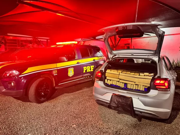PRF apreende mais de 400 quilos de maconha em em São Miguel do Iguaçu