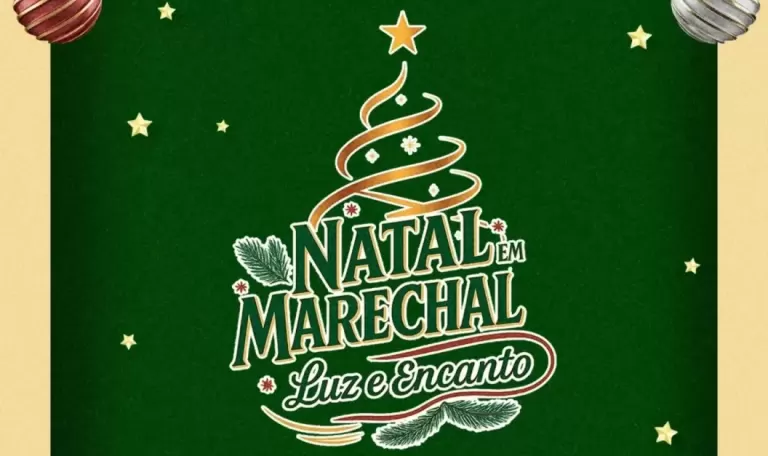 Abertura do Natal “Luz e Encanto” de Marechal Rondon será no dia 7 de dezembro