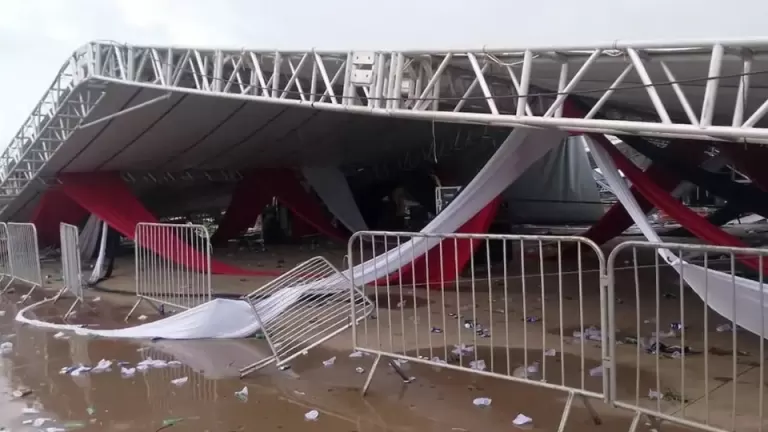 SP: uma pessoa morre e 40 se ferem em queda de estrutura durante festa