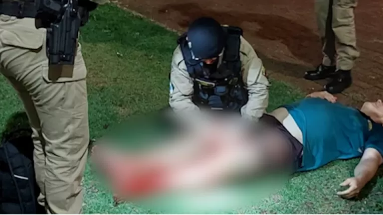 Fotos da PM mostram gravidade de ataque de cães em Cascavel