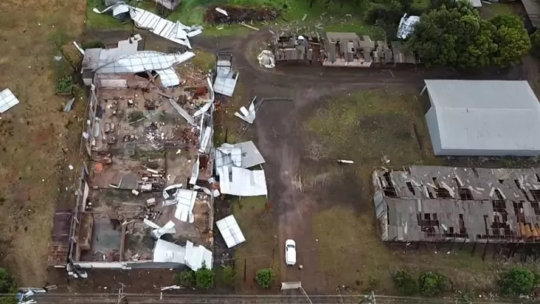 Proteção e Defesa Civil confirma ocorrência de três tornados no Oeste de Santa Catarina