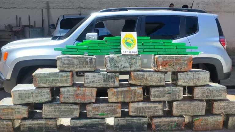 Traficante é preso com mais de 530 quilos de maconha em operação da FICCO