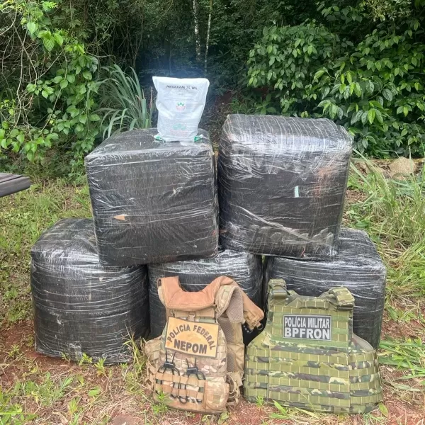 Polícia apreende 220 quilos de agrotóxicos contrabandeados em Mercedes