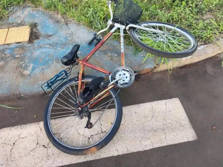 Idoso de 73 anos morre após acidente entre bicicleta e carro em Marechal Rondon