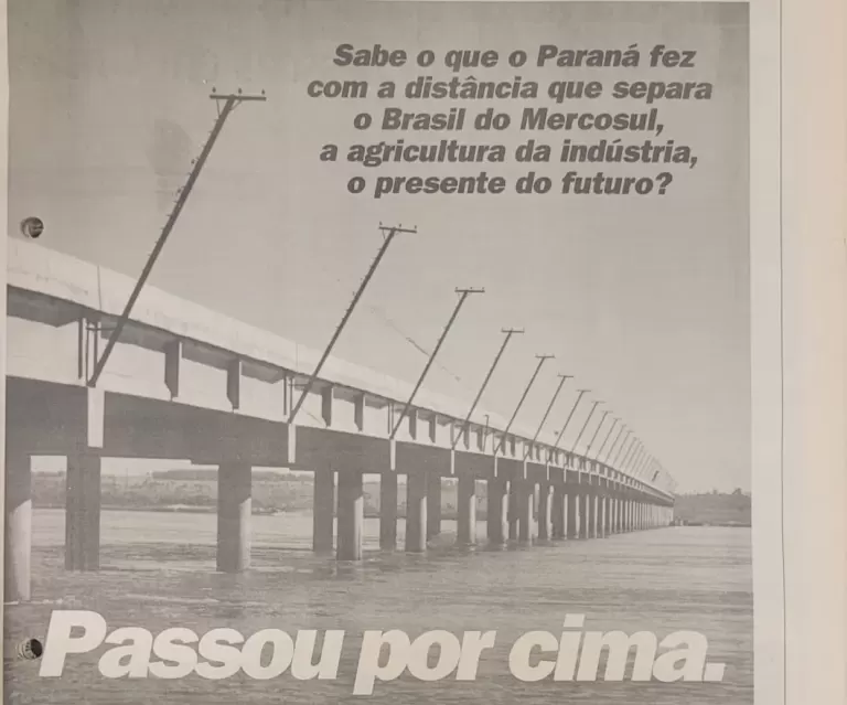 Inauguração da Ponte Ayrton Senna marcou época e reuniu milhares de pessoas em Guaíra