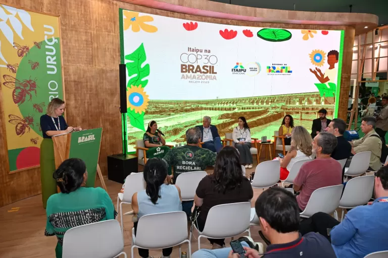 COP30: Itaipu apresenta modelo para cidades resilientes baseado em inclusão social e economia circular