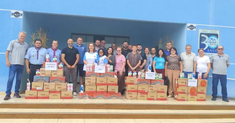 Igreja Luterana Cristo é Vida repassa 600 litros de leite para entidades rondonenses