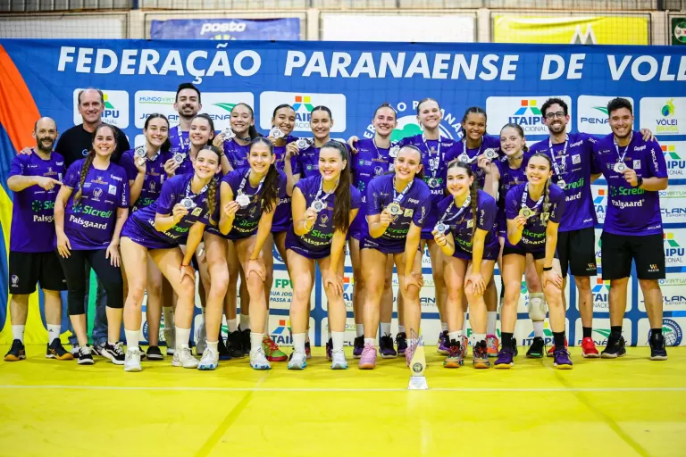 Martin Luther/Vôlei Marechal/Prefeitura de Marechal Rondon fica com a prata no Paranaense sub-19
