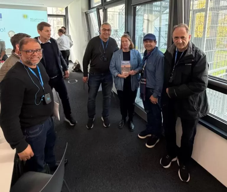 Prefeito de Toledo participa de reunião sobre planejamento educacional em Frankfurt