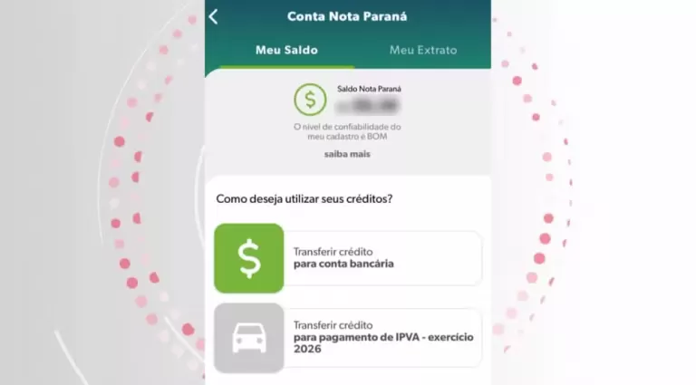 Nota Paraná suspende desconto no IPVA por transferência de créditos