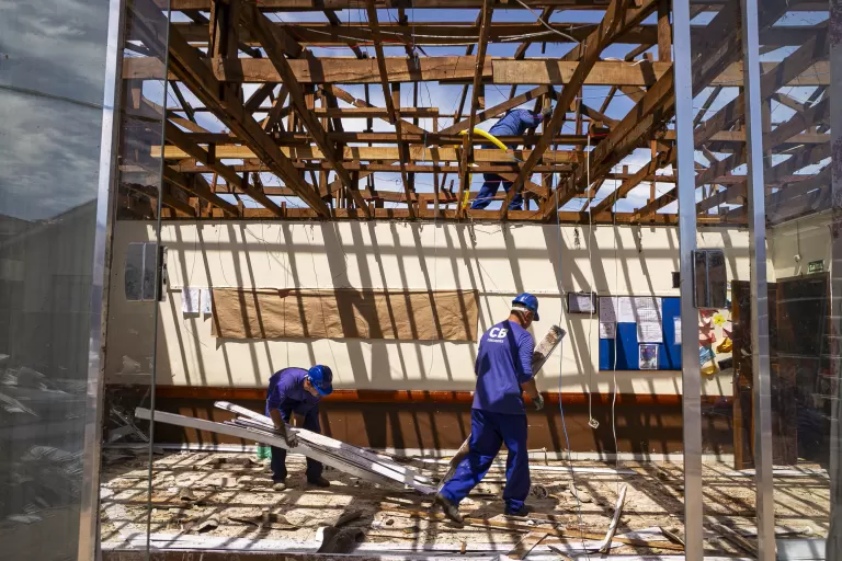 Com chegada de mais presos e empresa de construção, Estado avança nas obras nos colégios em Rio Bonito do Iguaçu