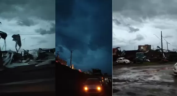 Governo federal planeja enviar ajuda humanitária para o Paraná após destruição por tornado