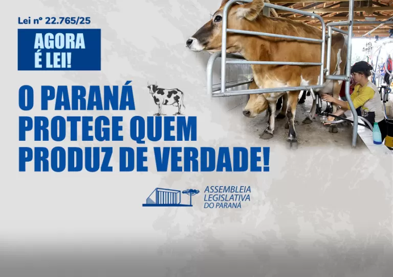 Paraná sanciona lei que proíbe a reidratação do leite em pó importado na indústria