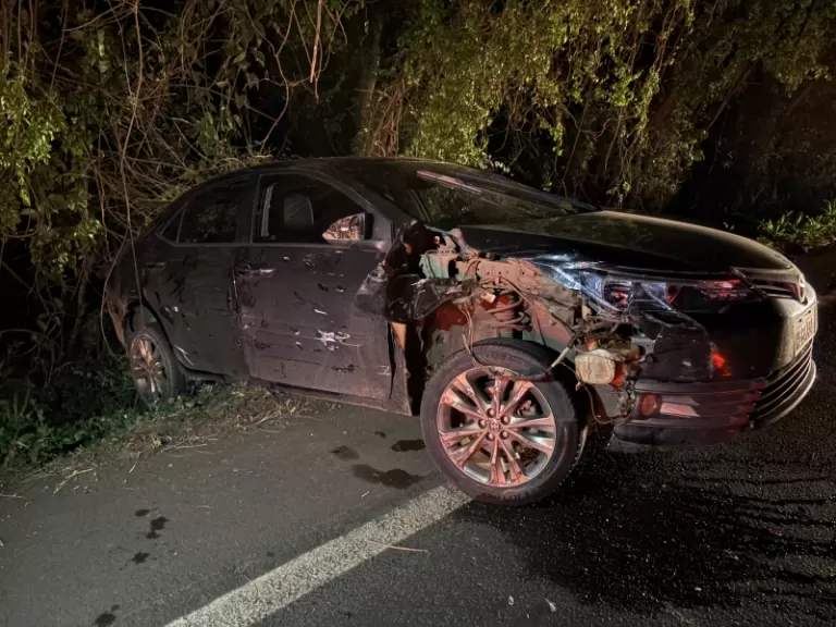 Acidente é registrado na BR-163 em Mercedes