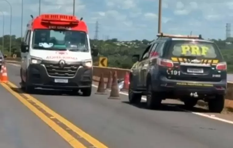 Identificado motociclista que morreu em acidente na Ponte Ayrton Senna