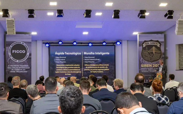 Seminário nacional de segurança pública destaca investimentos da Itaipu no combate ao crime na fronteira
