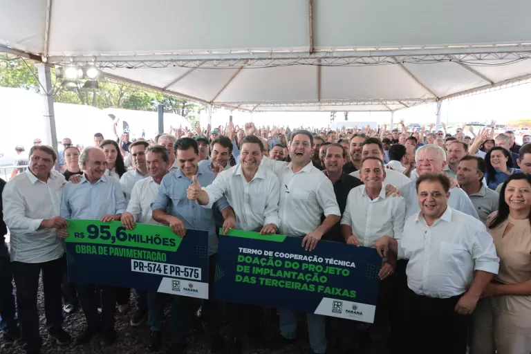 PR-574 e PR-575: Estado inicia pavimentação de rodovias de Nova Aurora, Tupãssi e Cafelândia