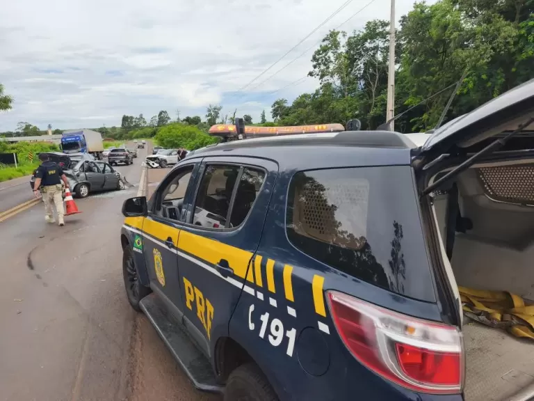 Grave acidente é registrado na BR-163 entre Marechal Rondon e Mercedes