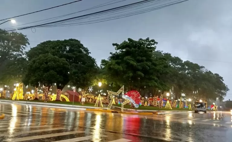 “Natal Luz e Encanto”: visitas à casinha do Papai Noel sofrem alterações em razão da chuva
