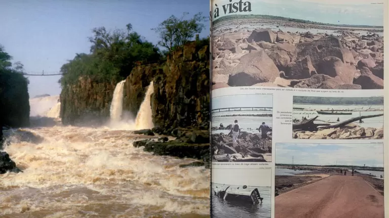 Quando as Sete Quedas voltaram à superfície: a estiagem de 2000 que reabriu a memória de Guaíra