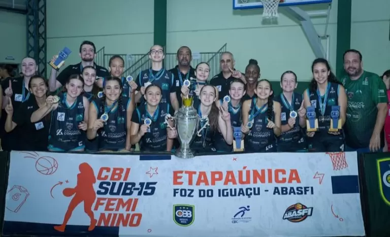 Trio da ACB conquista o Brasileiro Interclubes sub-15 por Foz do Iguaçu