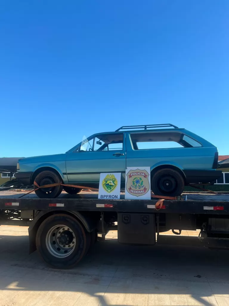 Polícia recupera veículo furtado em Guaíra