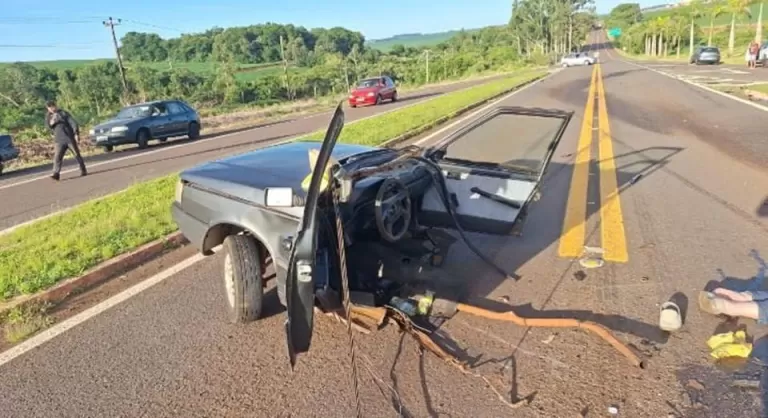Grave acidente na BR-272 resulta em morte de ex-vereador