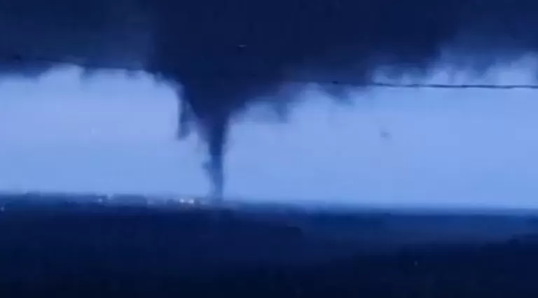 Simepar confirma tornado em Mercedes