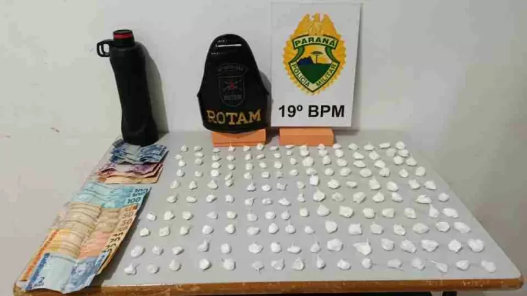 Mulher é presa com cocaína após denúncia em Toledo