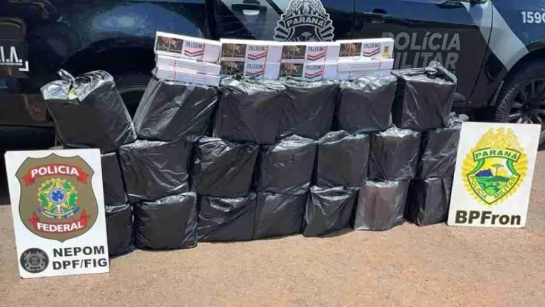 Ação integrada apreende drogas, cigarros, pneus e medicamentos em Foz do Iguaçu